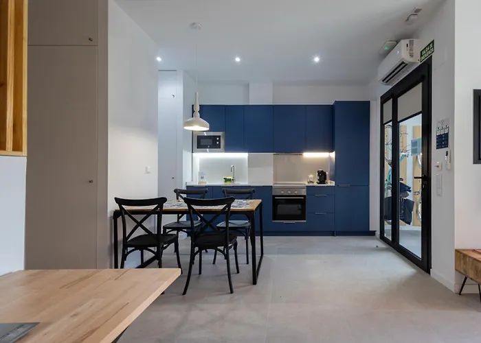 Florit Flats - Stylish Ceramic With Free Bicycles By The Joaquin Sorolla Station *