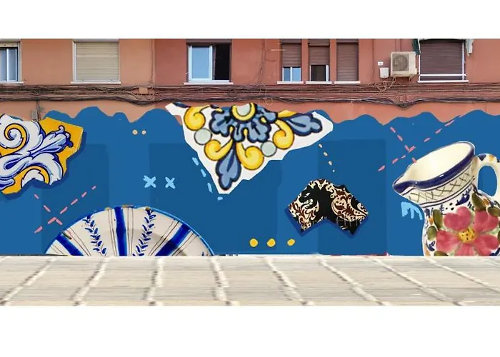 アパート Florit Flats - Stylish Ceramic With Free Bicycles By The Joaquin Sorolla Station バレンシア